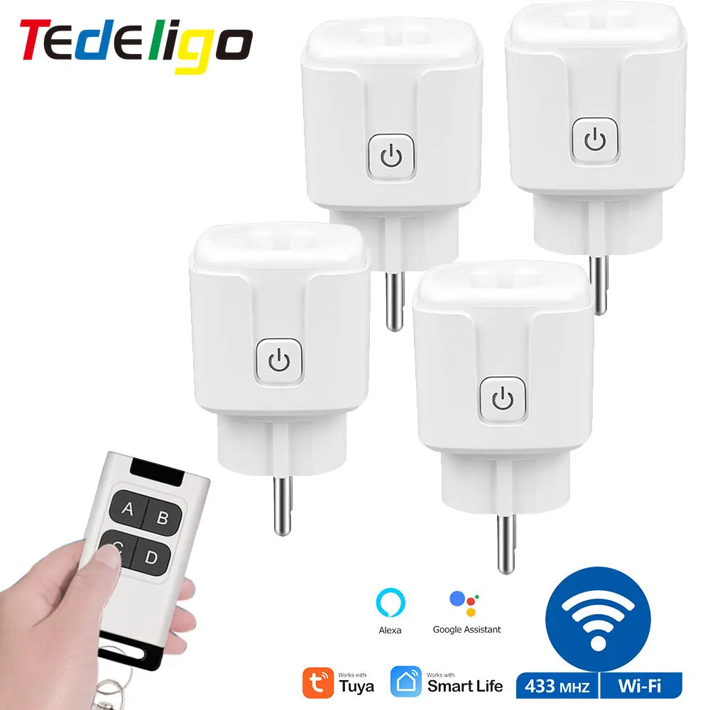 Outdoor Power Outlet Wifi - Prise intelligente WiFi et RF Tuya