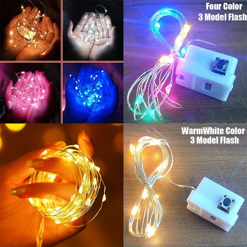 Outdoor Power For Christmas Lights - Mini guirlande lumineuse étanche en cuivre,