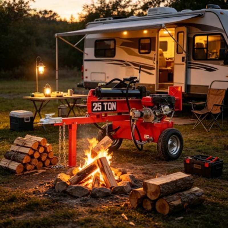 Log Splitter Electric - Fendeuse de bûches électrique portable 7T,