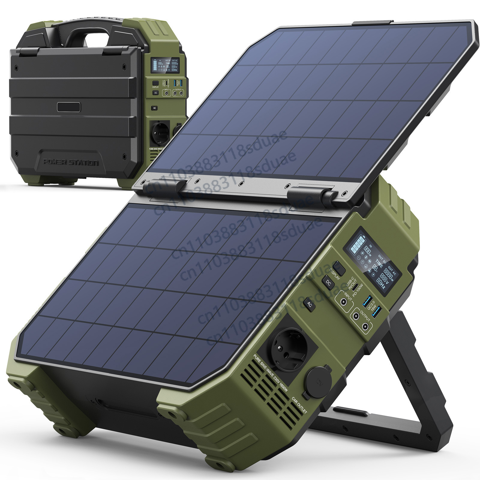 Panel Power Outdoor - Station d'alimentation portable 1600W avec panneau