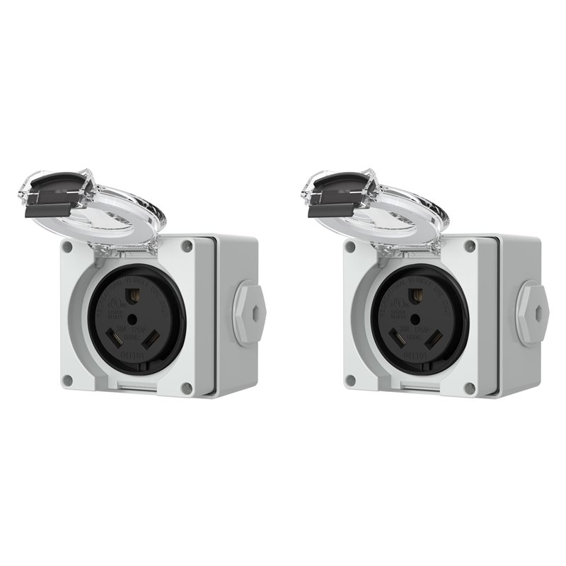 Outdoor Power Receptacle Box - Boîte de prises de courant 2X