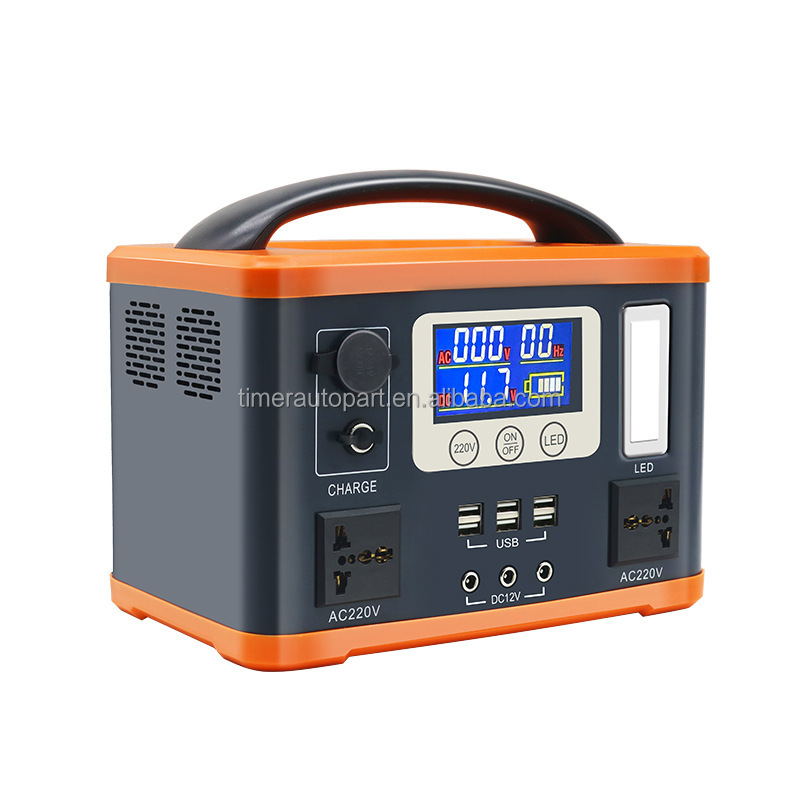 Outdoor Power Bank With Ac Outlet - Station d'alimentation portable d'urgence 3000W, batterie