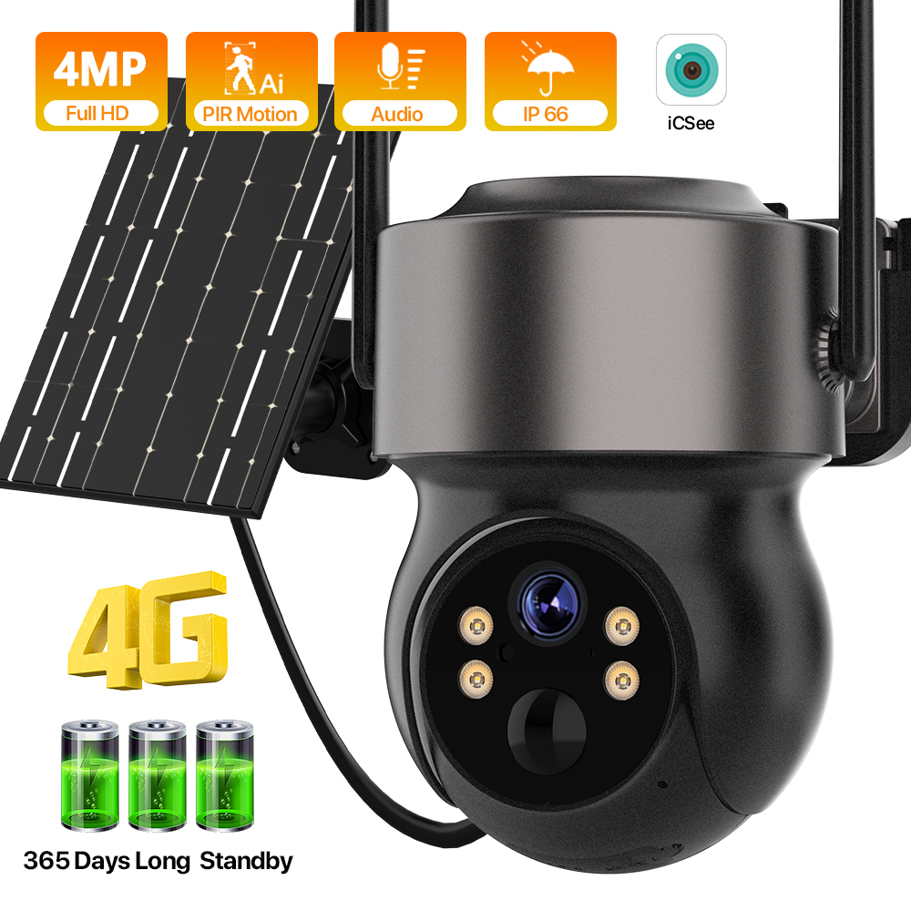 Panel Power Outdoor - Caméra de sécurité extérieure sans fil