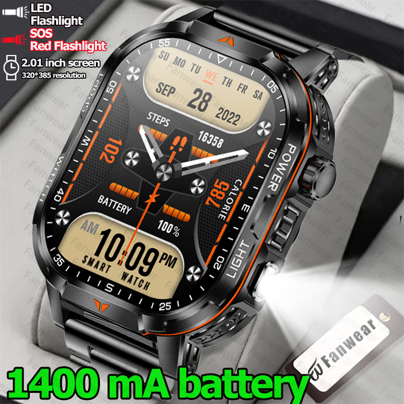 Outdoor Power Meter Box - Montre connectée robuste pour homme, pour