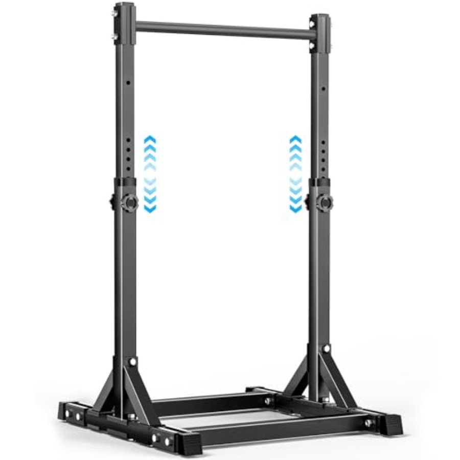 Outdoor Power Tower Pull Up Bar - Barre de traction autoportante réglable pour