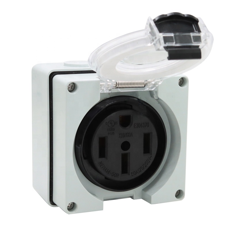 Outdoor Power Receptacle Box - Boîte d'entrée de puissance pour générateur
