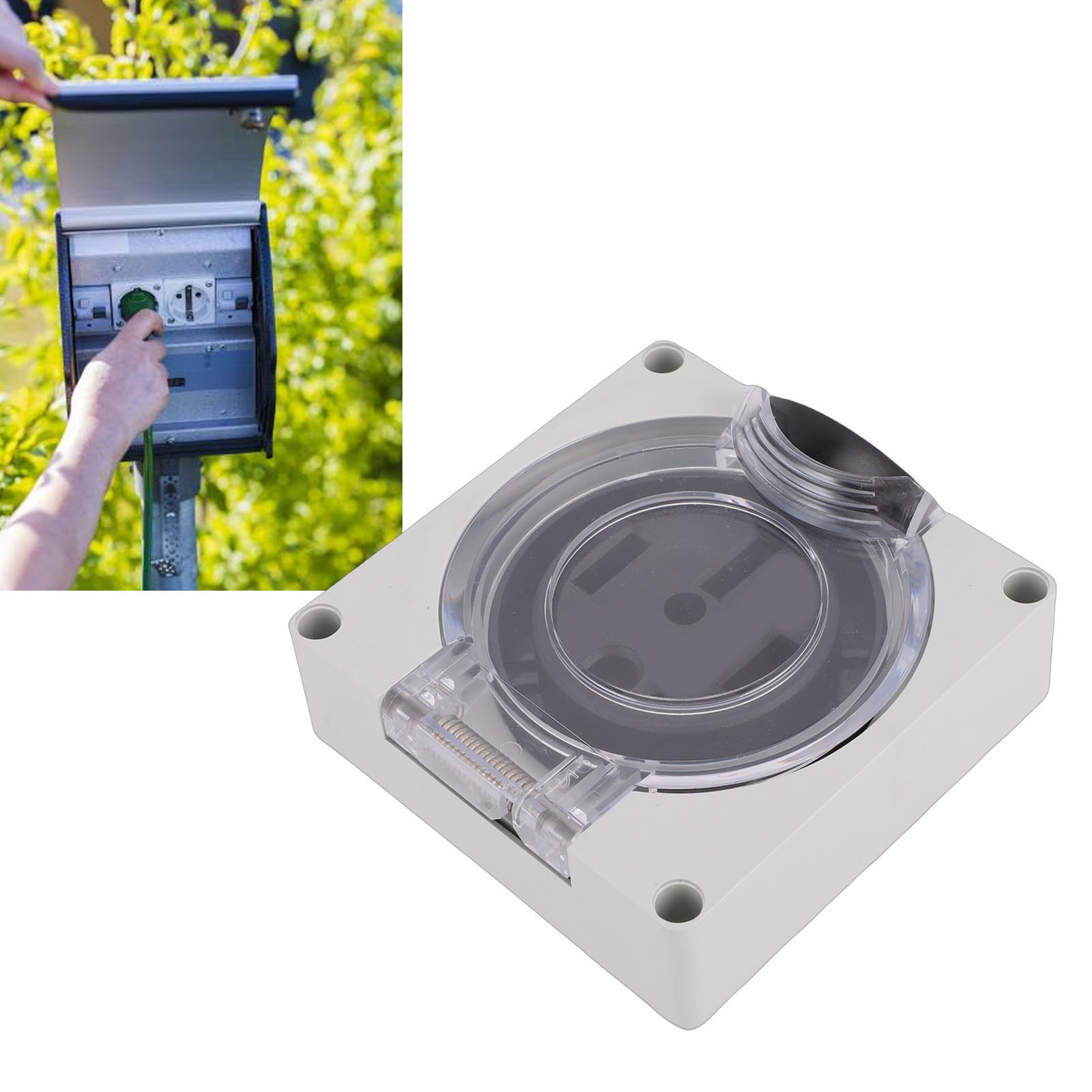 Outdoor Power Receptacle Box - Prise industrielle verrouillable NEMA L14-50R 50A