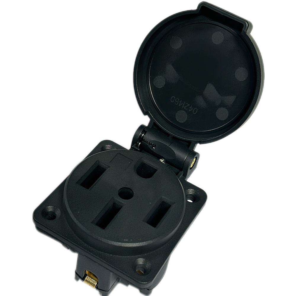 Outdoor Power Receptacle Box - Boîte d'Entrée d'Alimentation pour Générateur RV