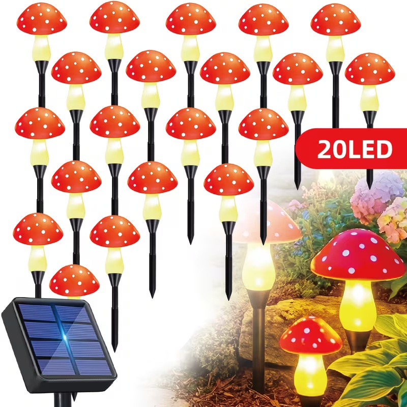 Outdoor Power For Christmas Lights - Lampes solaires LED en forme de