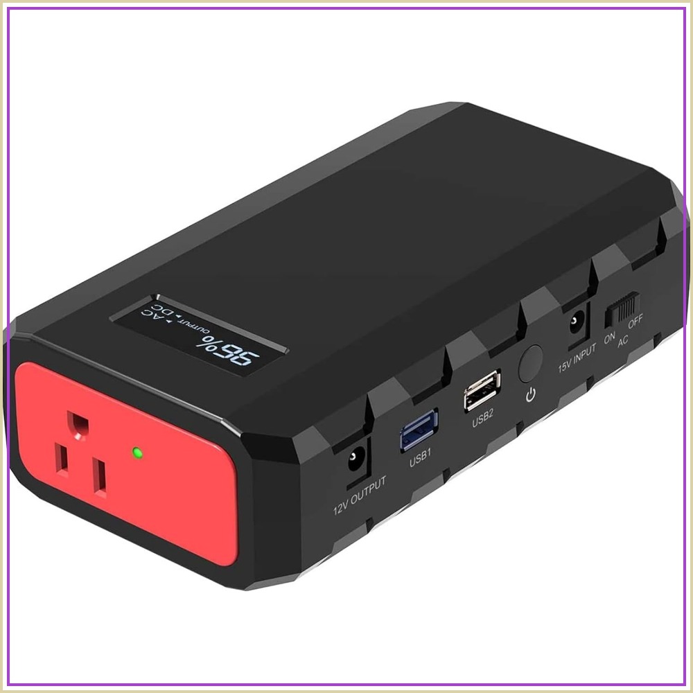 Outdoor Power Bank With Ac Outlet - Batterie externe portable 24000 mAh avec