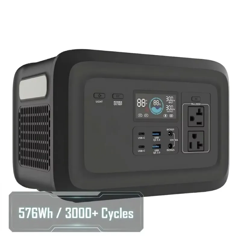 Outdoor Power Bank With Ac Outlet - Station d'alimentation portable 300W Mini LiFePO4