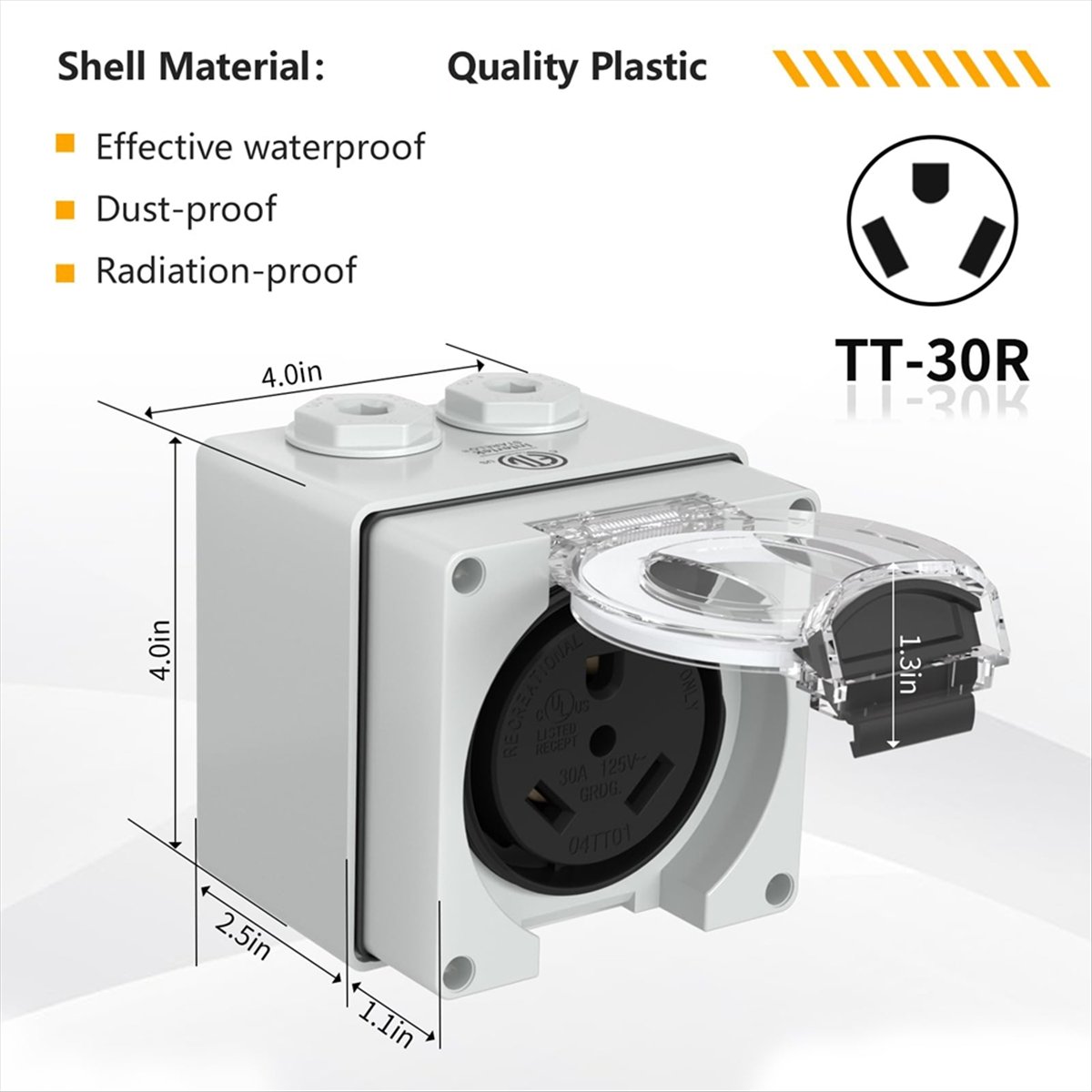 Outdoor Power Receptacle Box - Boîte de prise de courant HHTL