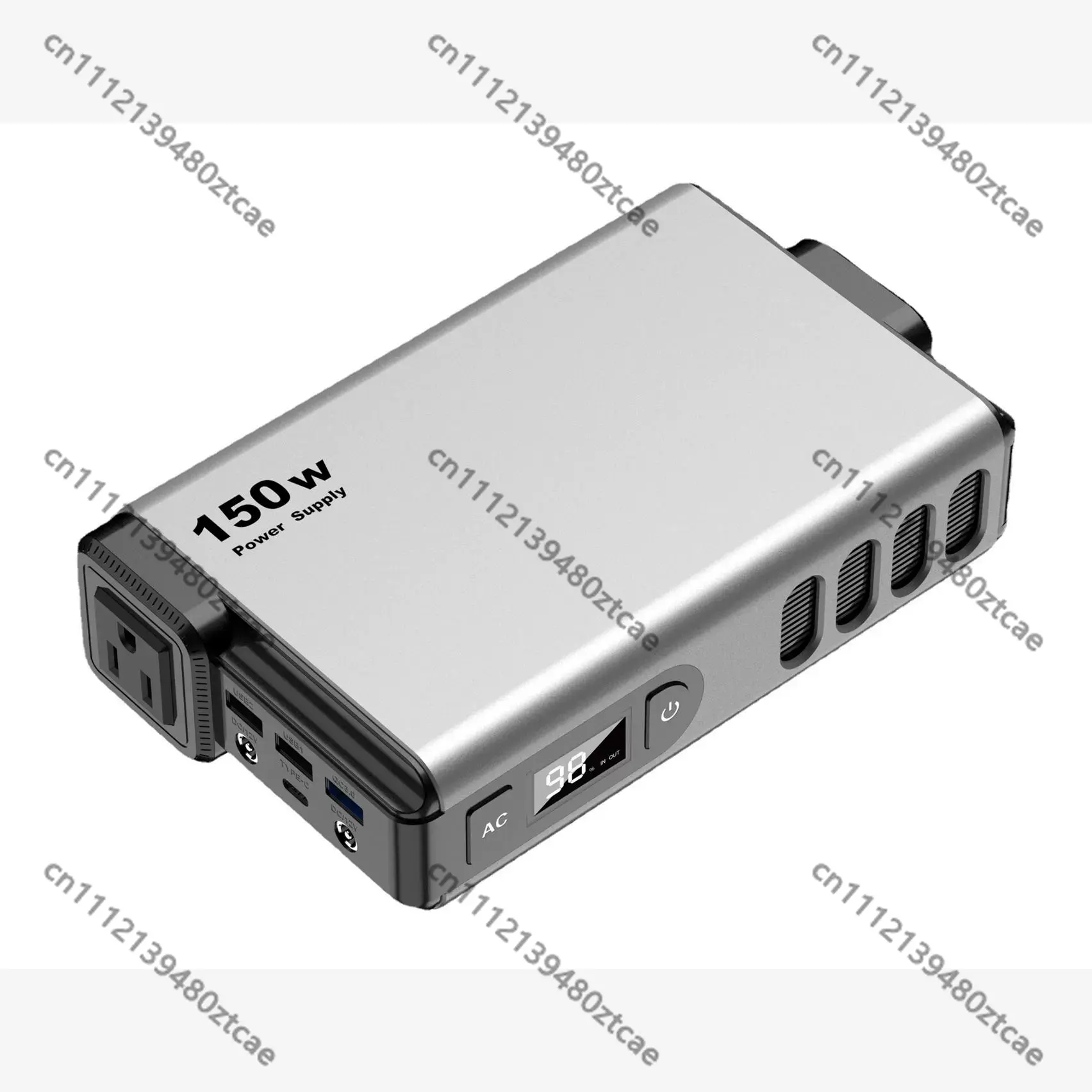 Outdoor Power Bank With Ac Outlet - Station d'alimentation portable 150W 32000mAh, générateur