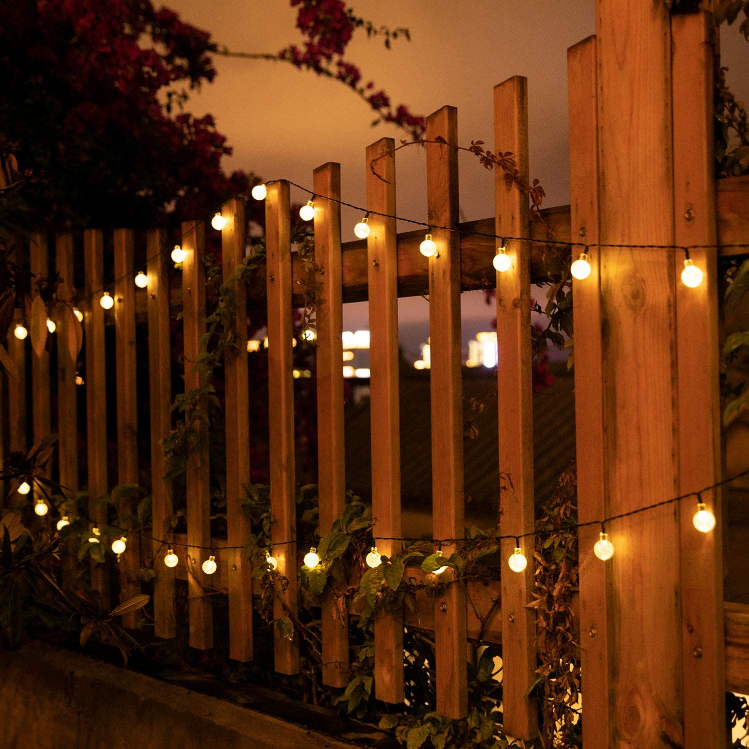 Guirlande solaire à 8 modes, é - Outdoor Power For Christmas Lights avis et prix
