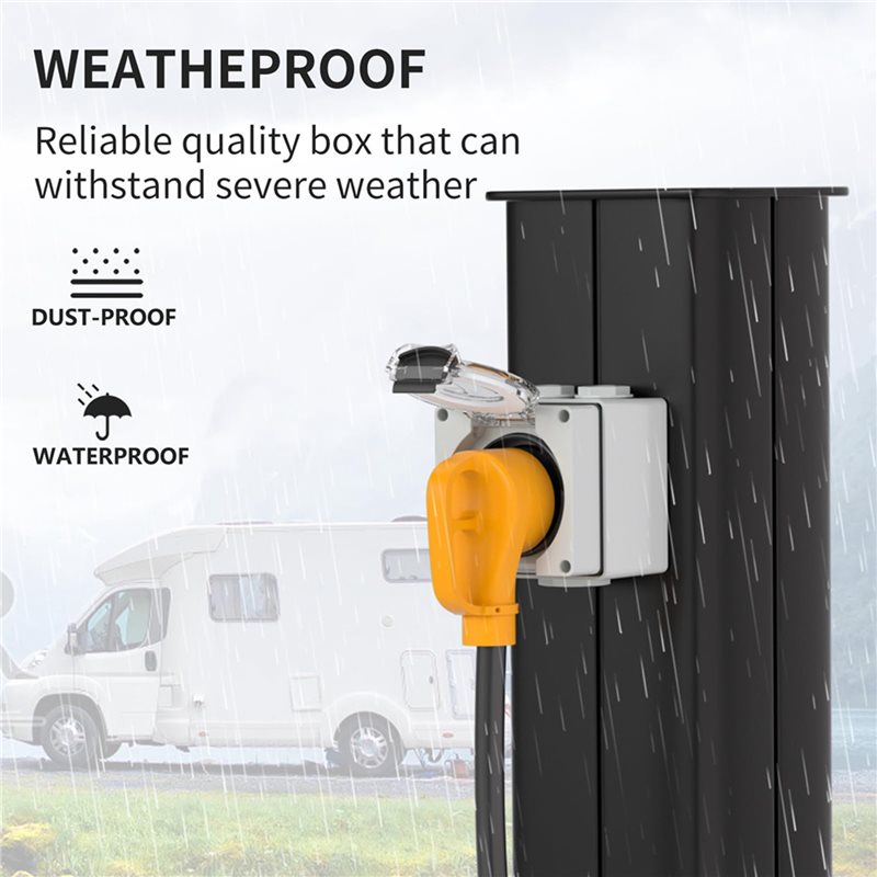 Boîte de prises de courant 2X  - Outdoor Power Receptacle Box avis et prix