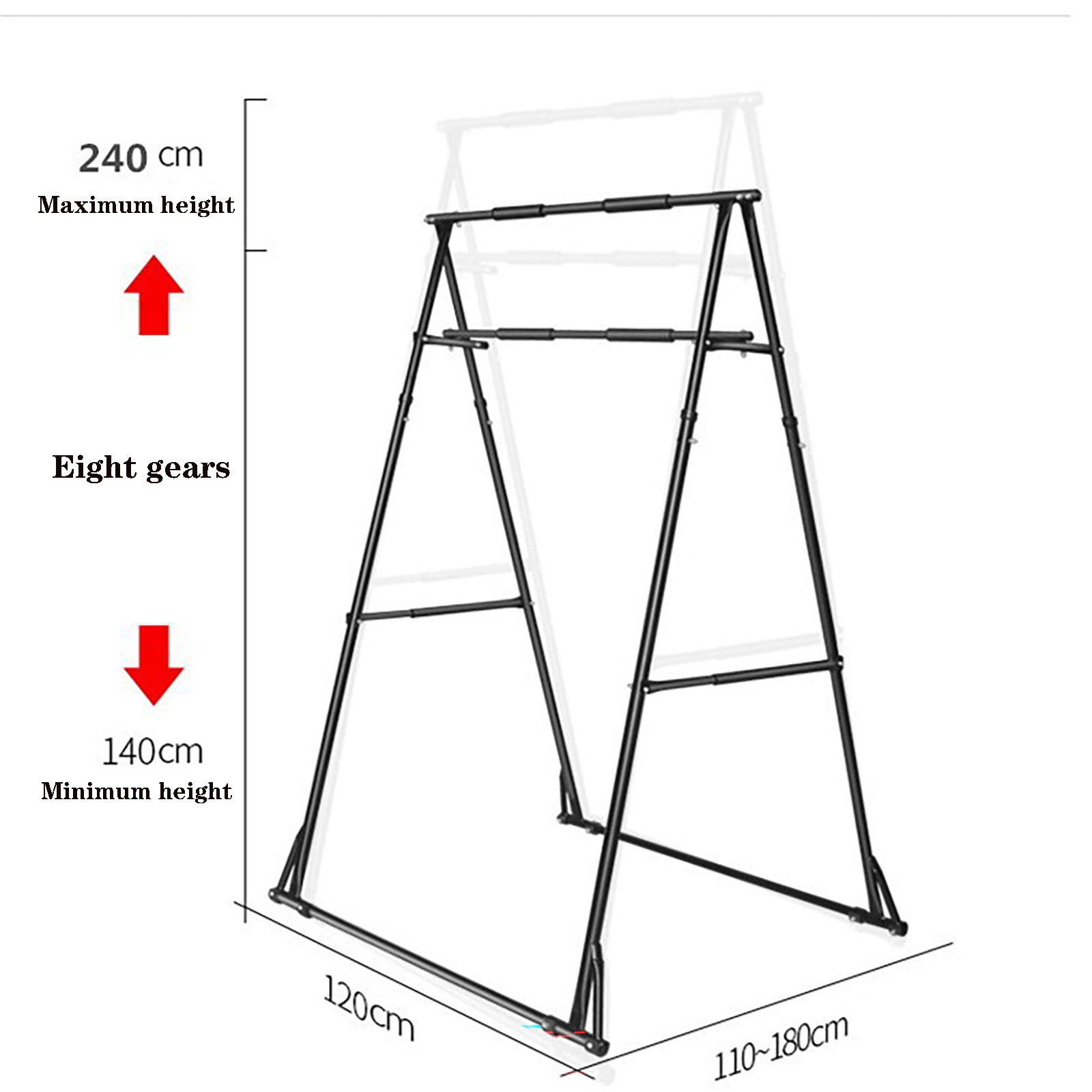 Barre de traction pliable de q - Outdoor Power Tower Pull Up Bar avis et prix