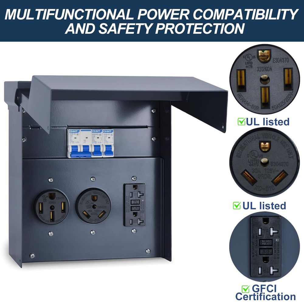 Tableau électrique pour campin - Outdoor Power Receptacle Box avis et prix