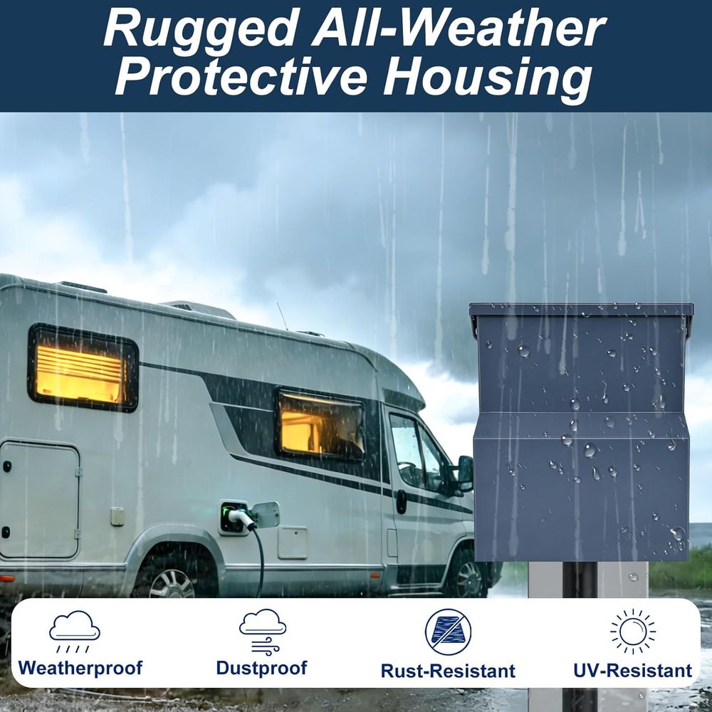 Tableau électrique pour campin - Outdoor Power Receptacle Box avis et prix
