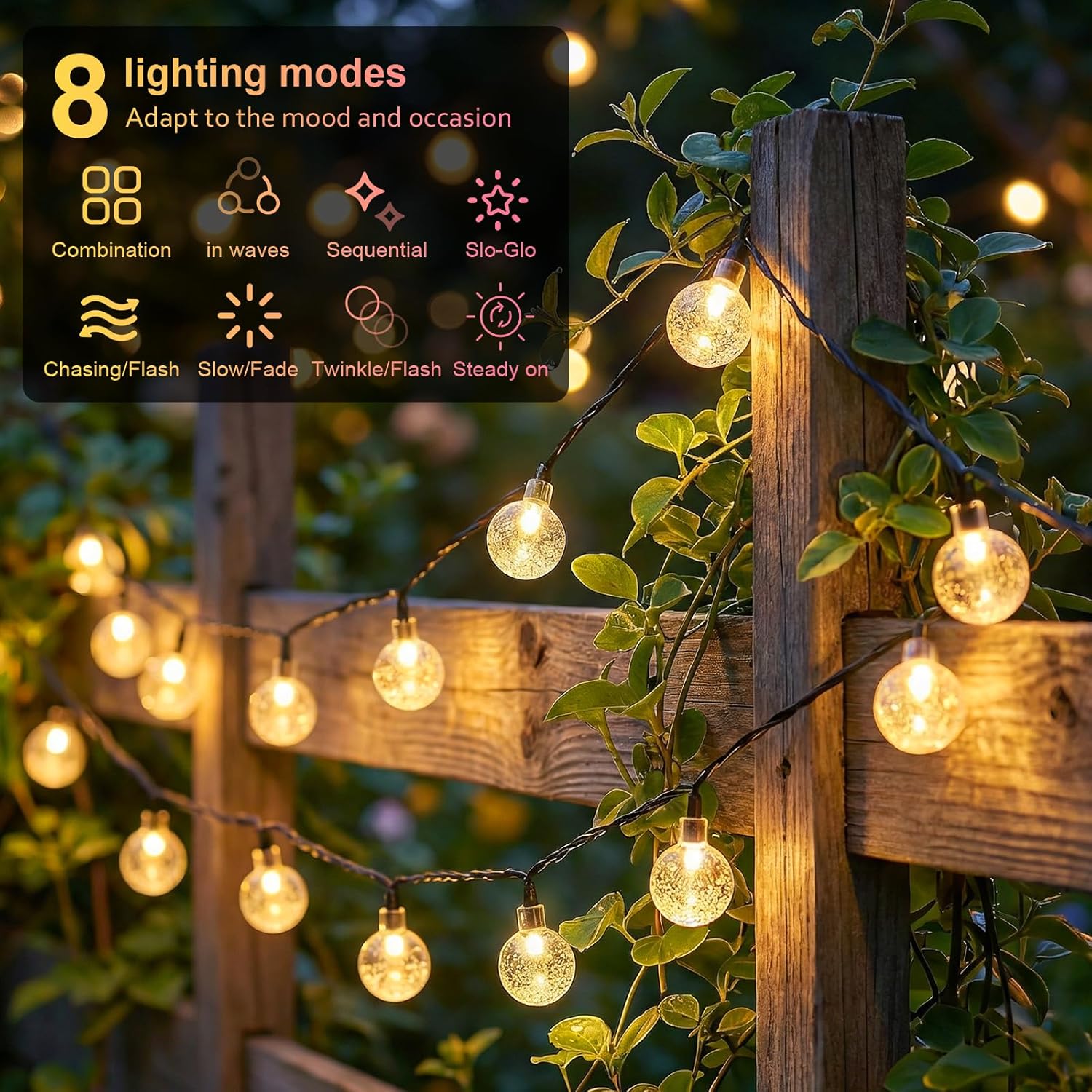 Guirlandes solaires LED d'exté - Outdoor Power For Christmas Lights avis et prix