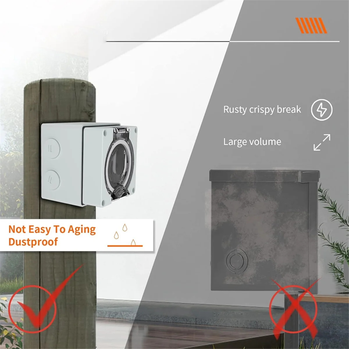 Boîte de prise de courant, pri - Outdoor Power Receptacle Box avis et prix