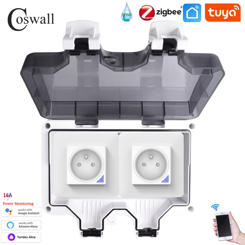 Coswall-Prise standard françai - Outdoor Power Outlet Wifi avis et prix