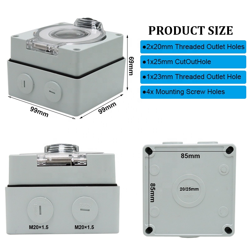 Boîte d'entrée de courant pour - Outdoor Power Receptacle Box avis et prix