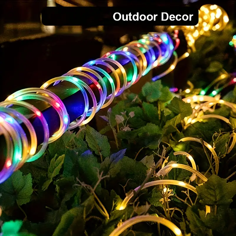 Tubes LED à énergie solaire po - Outdoor Power For Christmas Lights avis et prix